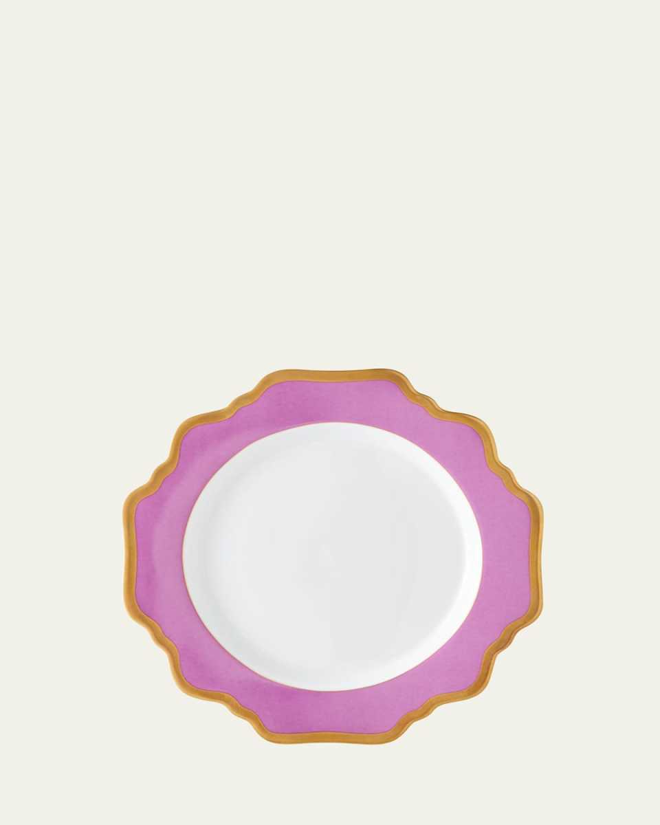 Purple Rimmed Salad Plate